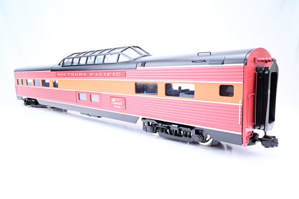 USA Trains G Gauge R31097 SP "Daylight Limited" Vista Dome Coach #2, Red/Orange - Boxed
