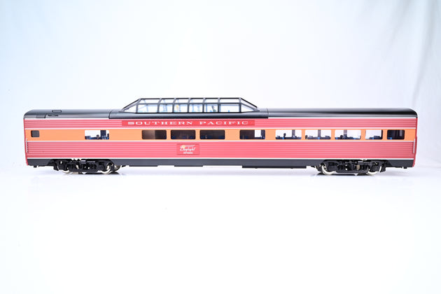 USA Trains G Gauge R31097 SP "Daylight Limited" Vista Dome Coach #2, Red/Orange - Boxed