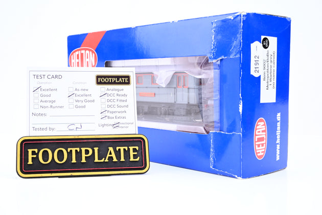 Heljan OO Gauge 9002 London Transport Wartime Grey Metropolitan Bo-Bo Electric 1 - Boxed