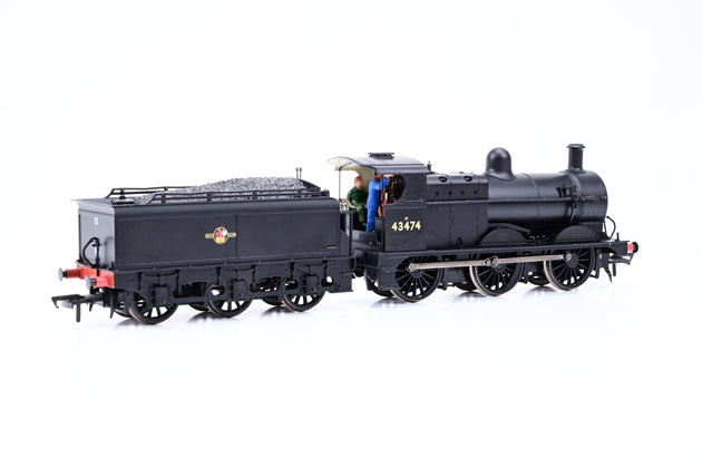 Bachmann OO Gauge 31-625 BR Black Late Crest Class 3F No.43474 - Boxed