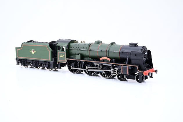 Bachmann OO Gauge 31-227 BR Green Late Crest 4-6-0 Class 6P Rebuilt Royal Scot No.46162 'Queens Westminster Rifelman' - Boxed