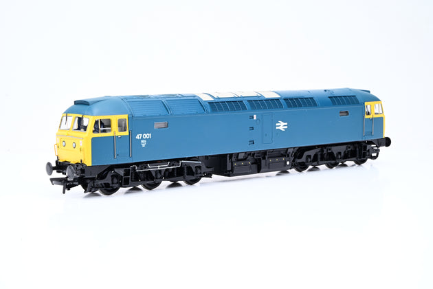 Bachmann OO Gauge 31-659DS BR Blue Class 47 Diesel Locomotive No.47001  - DCC Sound, Boxed
