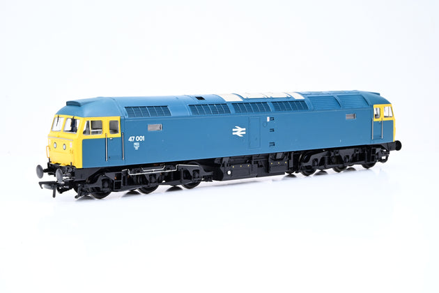 Bachmann OO Gauge 31-659DS BR Blue Class 47 Diesel Locomotive No.47001  - DCC Sound, Boxed