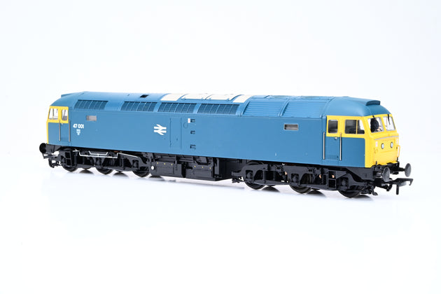 Bachmann OO Gauge 31-659DS BR Blue Class 47 Diesel Locomotive No.47001  - DCC Sound, Boxed