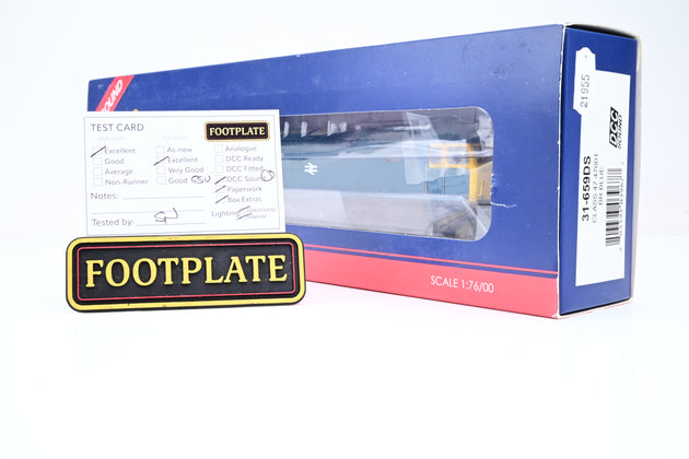 Bachmann OO Gauge 31-659DS BR Blue Class 47 Diesel Locomotive No.47001  - DCC Sound, Boxed