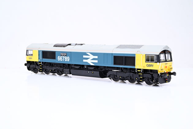 Hattons OO Gauge H4-66-031 BR Blue Large Logo Class 66 No.66789 'British Rail 1948-1997 - Boxed