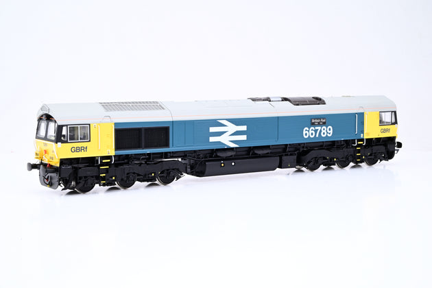 Hattons OO Gauge H4-66-031 BR Blue Large Logo Class 66 No.66789 'British Rail 1948-1997 - Boxed
