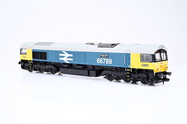 Hattons OO Gauge H4-66-031 BR Blue Large Logo Class 66 No.66789 'British Rail 1948-1997 - Boxed