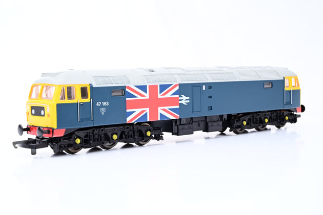Lima OO Gauge L205081 BR Blue Union Jack Class 47 No.47163 - Boxed