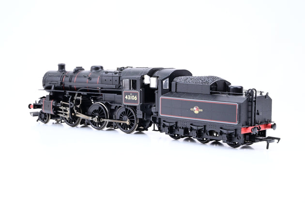 Bachmann OO Gauge 32-585 BR Black Late Crest 2-6-0 Ivatt Class 4 w/ Tablet Catcher No.43106 - Boxed