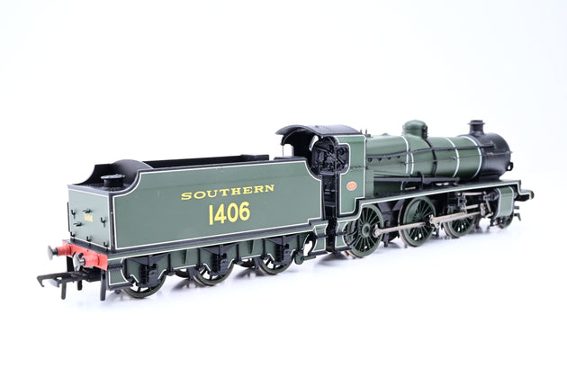 Bachmann OO Gauge 32-160 SR Green N Class w/ Slope Sided Tender No.1406 - Boxed