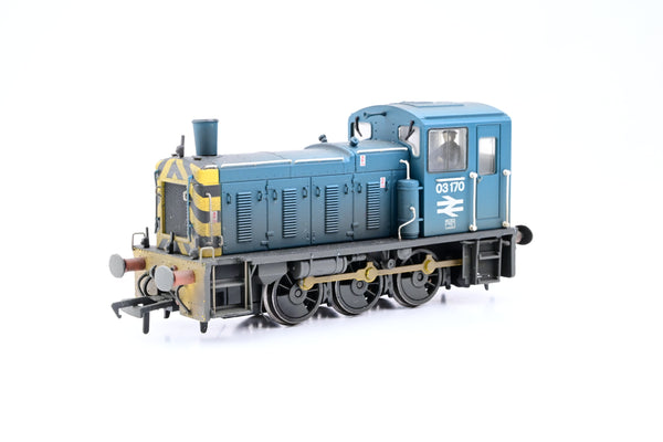 Bachmann OO Gauge 31-365 BR Blue Class 03 No.03170 - Weathered, Boxed
