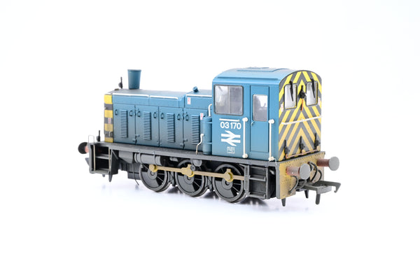 Bachmann OO Gauge 31-365 BR Blue Class 03 No.03170 - Weathered, Boxed