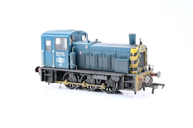 Bachmann OO Gauge 31-365 BR Blue Class 03 No.03170 - Weathered, Boxed