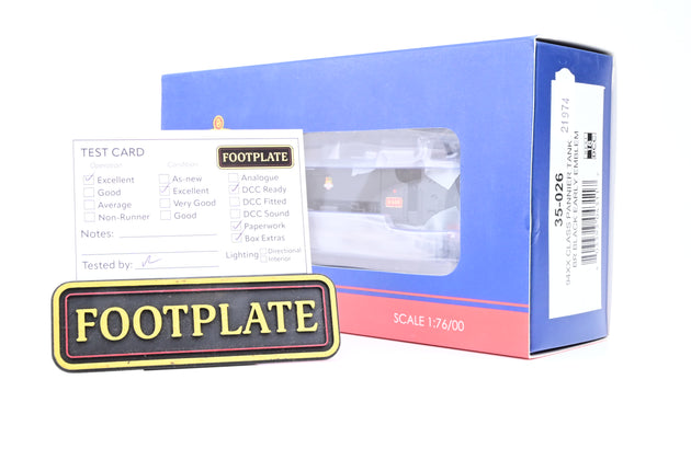 Bachmann OO Gauge 35-026 94XX Class Pannier Tank 9487 BR Black Early Emblem - Boxed