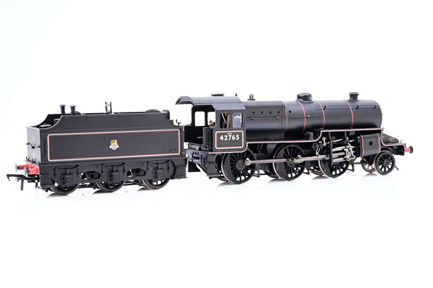 Bachmann OO Gauge 32-176 LMS Crab 2-6-0 BR Lined Black Early Emblem No.42765 - Boxed