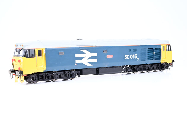 Hornby OO Gauge BR Blue Large Logo Class 50 No.50015 'Valiant' - Renumbered, Renamed, Boxed