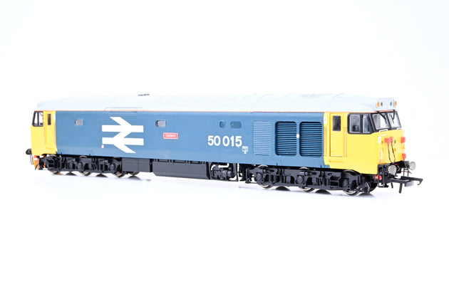 Hornby OO Gauge BR Blue Large Logo Class 50 No.50015 'Valiant' - Renumbered, Renamed, Boxed