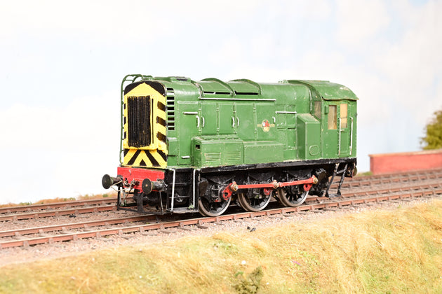 The Works Kit Built O Gauge BR Green Late Crest Class 08 Diesel Shunter