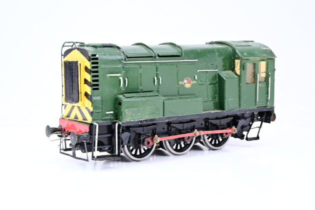 The Works Kit Built O Gauge BR Green Late Crest Class 08 Diesel Shunter