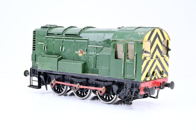 The Works Kit Built O Gauge BR Green Late Crest Class 08 Diesel Shunter