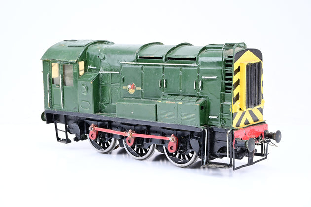 The Works Kit Built O Gauge BR Green Late Crest Class 08 Diesel Shunter