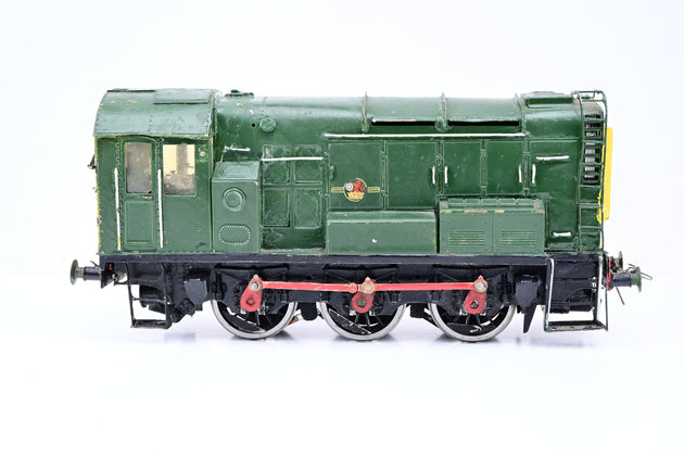The Works Kit Built O Gauge BR Green Late Crest Class 08 Diesel Shunter
