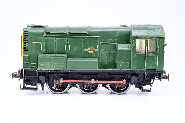 The Works Kit Built O Gauge BR Green Late Crest Class 08 Diesel Shunter