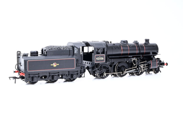 Bachmann OO Gauge 32-585 BR Black Late Crest 2-6-0 Ivatt Class 4 w/ Tablet Catcher No.43106 - DCC Fitted, Boxed
