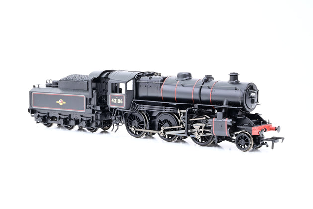 Bachmann OO Gauge 32-585 BR Black Late Crest 2-6-0 Ivatt Class 4 w/ Tablet Catcher No.43106 - DCC Fitted, Boxed