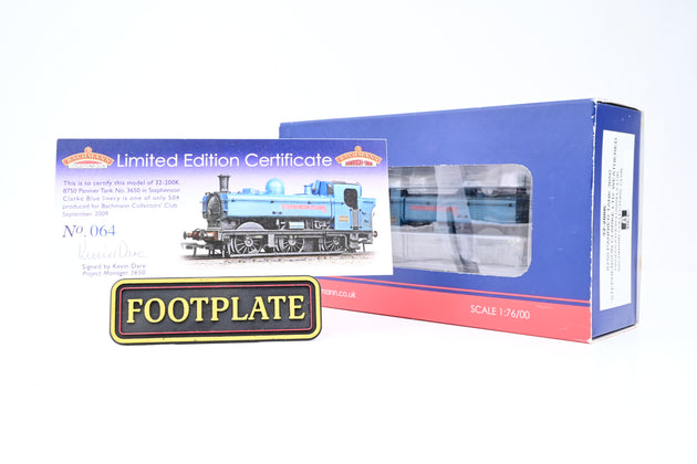 Bachmann OO Gauge 32-200K Stephenson Clarke Ltd Pannier Tank No.3650 - Boxed