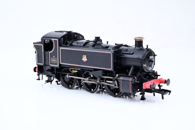 Rapido OO Gauge 904005 BR Black Early Emblem 0-6-0PT Class 15xx Pannier Tank No.1501 - DCC Fitted, Boxed