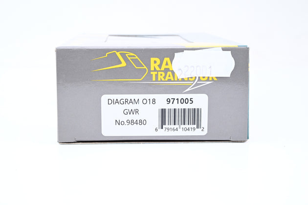 Rapido OO Gauge 971005 GWR Diagram 018 No.971005 - Boxed
