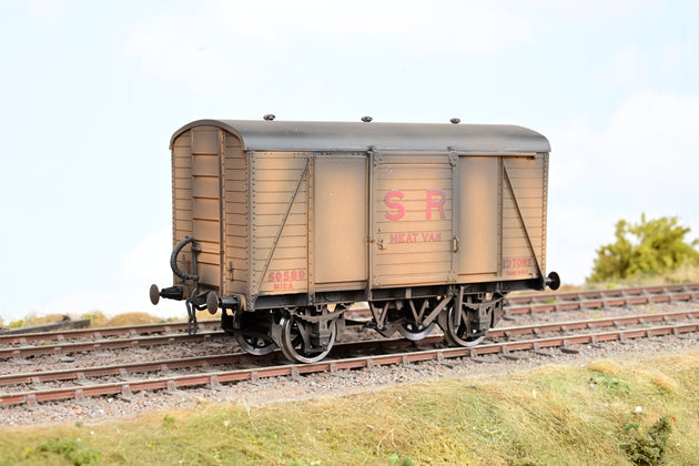 Kit Built O Gauge SR Meat Van No.50580 - Weathered, Boxed