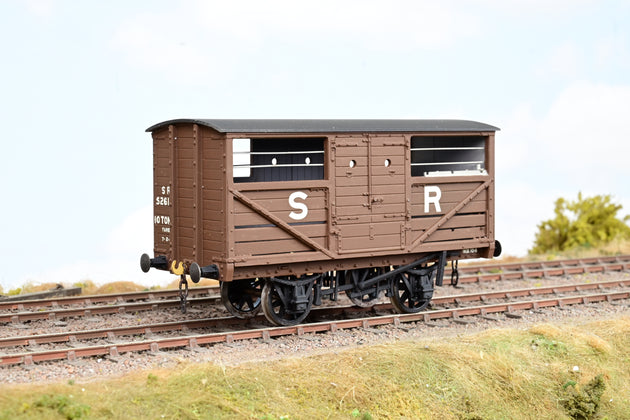 Kit Built O Gauge SR Cattle Wagon No.52614 - Boxed