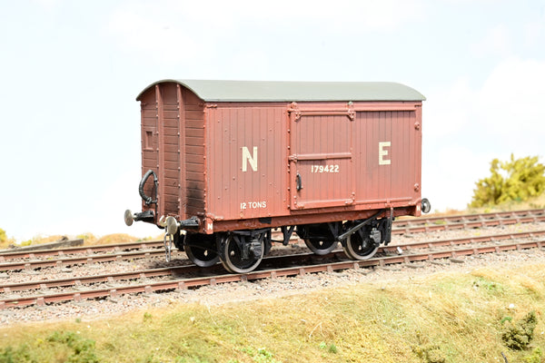 Kit Built O Gauge NE Ventilated Van No.179422 - Lightly Weathered, Boxed