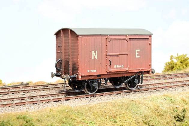 Kit Built O Gauge NE Ventilated Van No.179422 - Lightly Weathered, Boxed