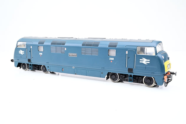Bachmann OO Gauge Class 42 BR Blue W/Yellow Panels Monarch No.D831 - Aftermarket Box