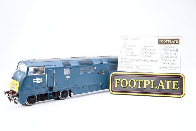 Bachmann OO Gauge Class 42 BR Blue W/Yellow Panels Monarch No.D831 - Aftermarket Box