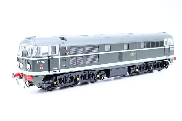 Lima OO Gauge Class 31 BR Late Crest Green No.D5500 - Aftermarket Box