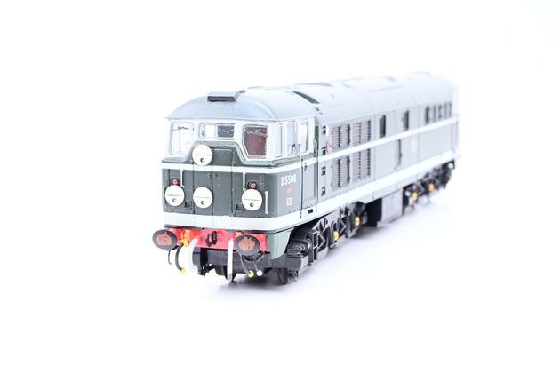 Lima OO Gauge Class 31 BR Late Crest Green No.D5500 - Aftermarket Box