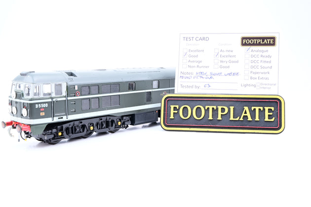 Lima OO Gauge Class 31 BR Late Crest Green No.D5500 - Aftermarket Box
