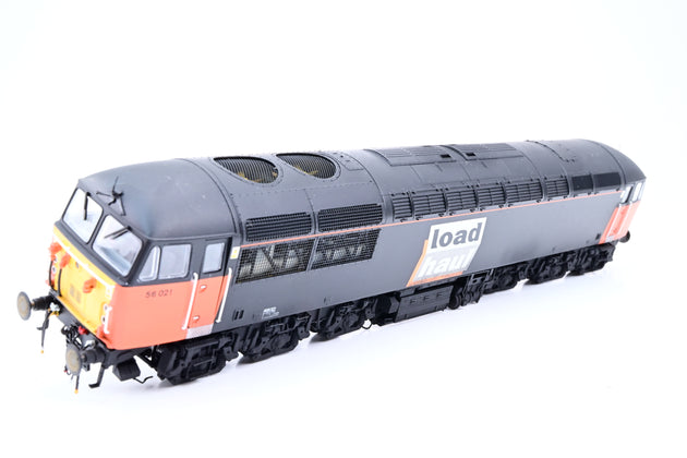 Hornby OO Gauge Class 56 Load Haul Black Orange No.56021 - Aftermarket  Box