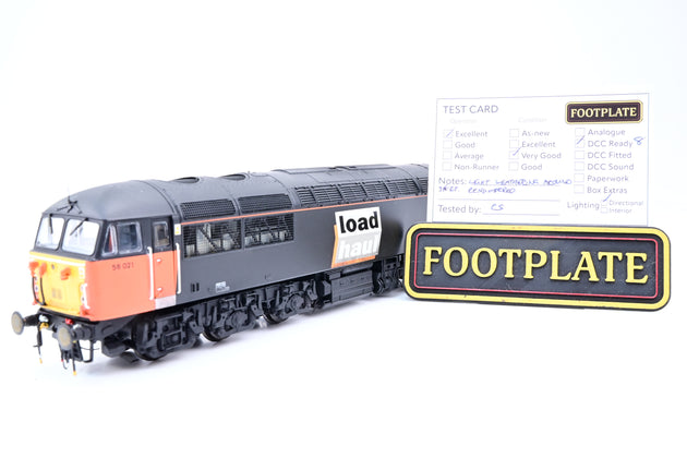 Hornby OO Gauge Class 56 Load Haul Black Orange No.56021 - Aftermarket  Box