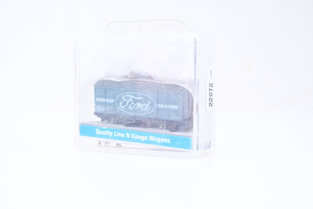Peco N Gauge NR-P57A 15ft Pallet Van Ford , Blue Large Logo, No.B787044 - Boxed