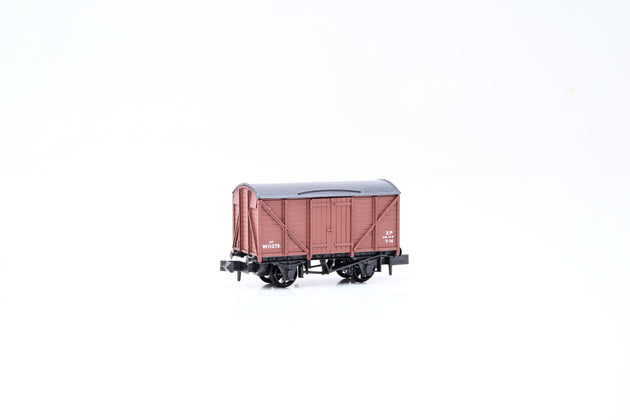 Peco N Gauge NR-43B BR Standard Type Box Van Brown No.W11294 - Boxed