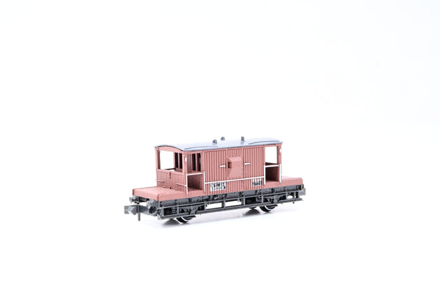 Peco N Gauge NR-28B BR Standard 20T Brake Van Bauxite No.B95230 - Boxed