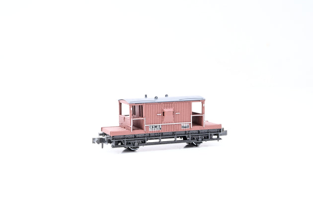 Peco N Gauge NR-28B BR Standard 20T Brake Van Bauxite No.B95230 - Boxed