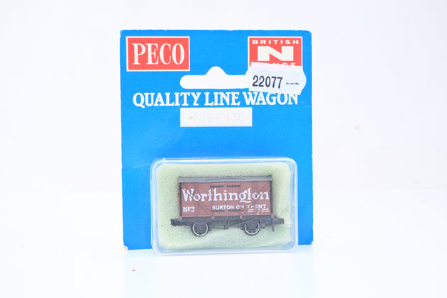 Peco N Gauge NR-P130 PO Box Van 'Worthington' No.3 - Boxed