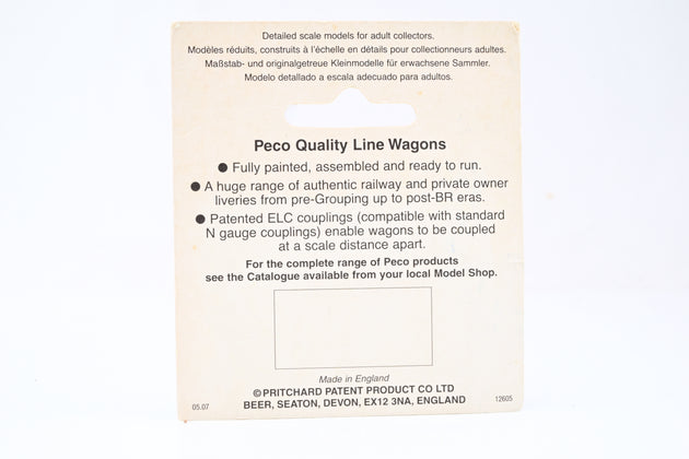 Peco N Gauge NR-P130 PO Box Van 'Worthington' No.3 - Boxed